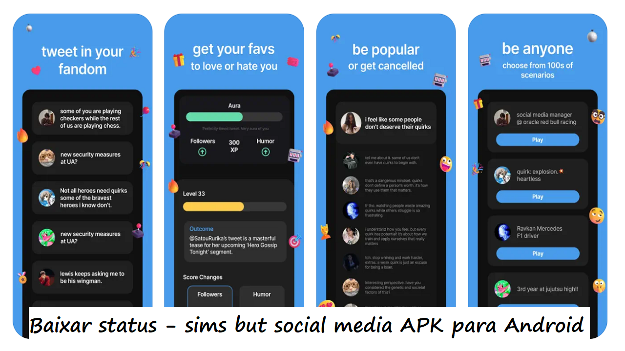 Como baixar status - sims but social media apk vers&atilde;o mais recente 1.9.61 para Android 2026